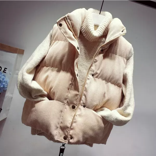 秋冬季新款马甲女2025年新款女装棉衣外套学生韩版大码坎肩背心潮