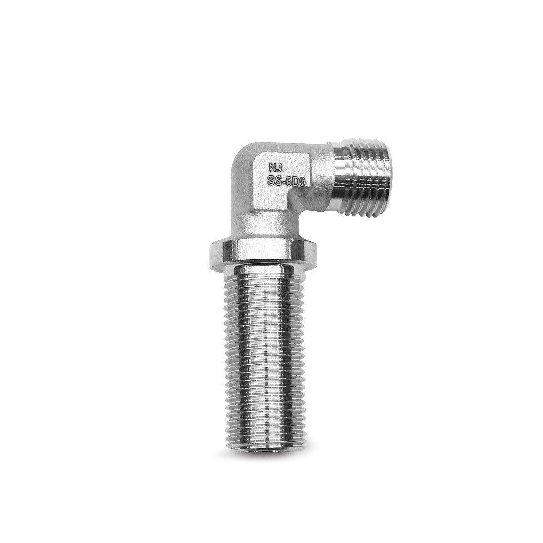 宁吉羽立接头6C9-LN(6D9-LN)公制内24度锥90度弯