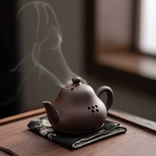 中式紫砂茶壶香炉禅意复古造型塔香锥香座茶室书房雅致檀香点香器