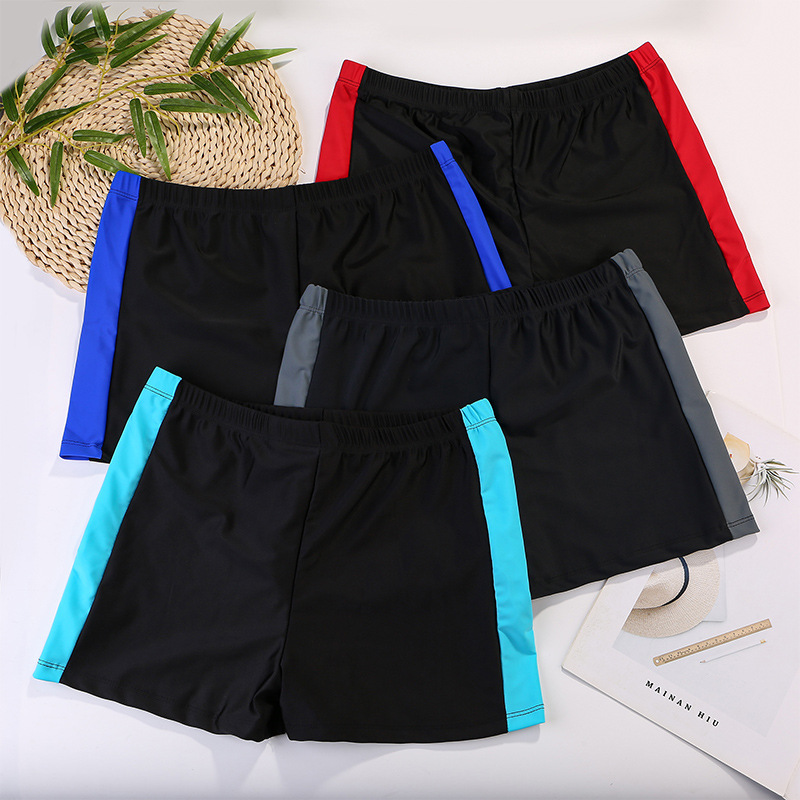 Chubby Boys Swimming Trunks Plus Size Large Size Professional Swimming Trunks Quick-drying Breathable Swimsuit Equipment for Teenagers