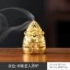 Santa Claus Incense Burner (Gold)