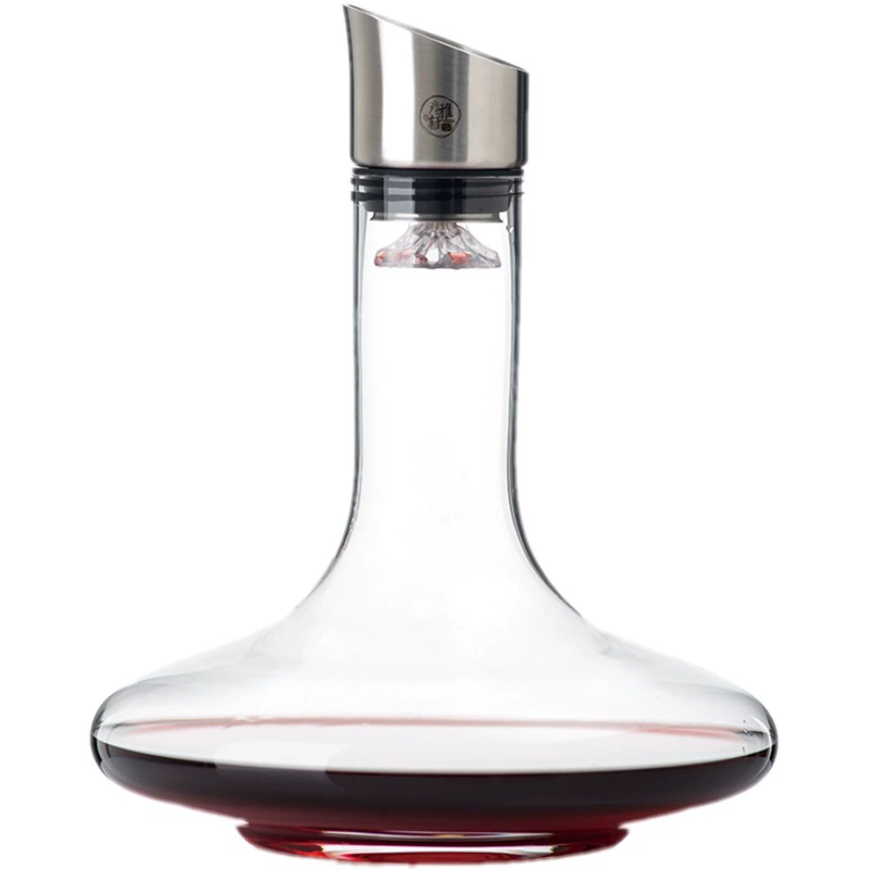 Fast crystal wine decanter, pocket flask, big wine dispenser, wholesale