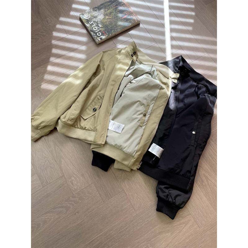 Quality synchronization on the cabinet! No cotton 25 spring horse set coat! Very cracked a classic men's and women's jacket