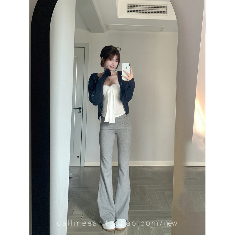 CallmeEar//【简爱日记】设计感小众绑带抹胸背心女早秋修身上衣|undefined
