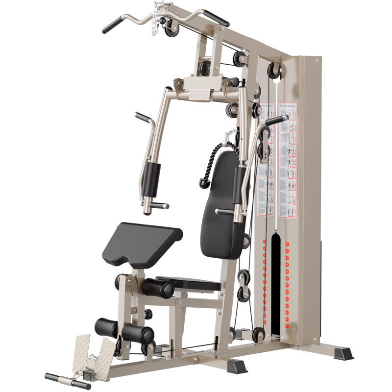 Estación de una sola persona, estación de tres personas, equipos de ejercicio de capacidad multifunción, equipos de entrenamiento integrados de fitness domésticos, equipos de entrenamiento al por mayor