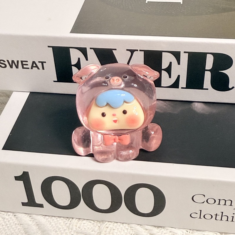 樹脂漫画高透明動物子供 diy ジュエリーアクセサリー車のマイクロ風景デスクトップ装飾品キーホルダー素材|undefined