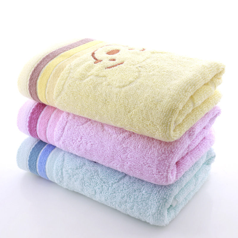 Algodón puro toalla para adultos simple PP bolsa de regalos logotipo de regalo de regalo de regalo bienestar toalla de boda absorción de agua fuerte