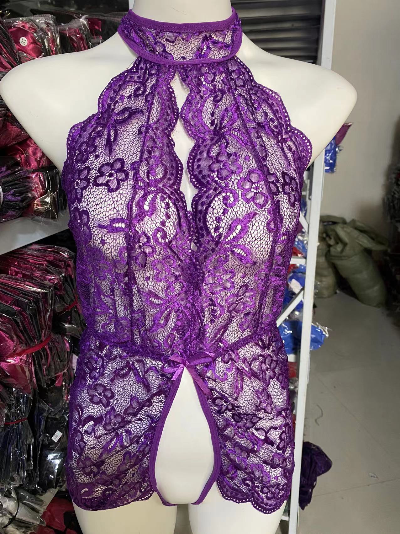 2023 transfronteriza Venta caliente europea y americana Amazon/eBay de comercio exterior sexy Lencería mono hembra Adulto Más tamaño