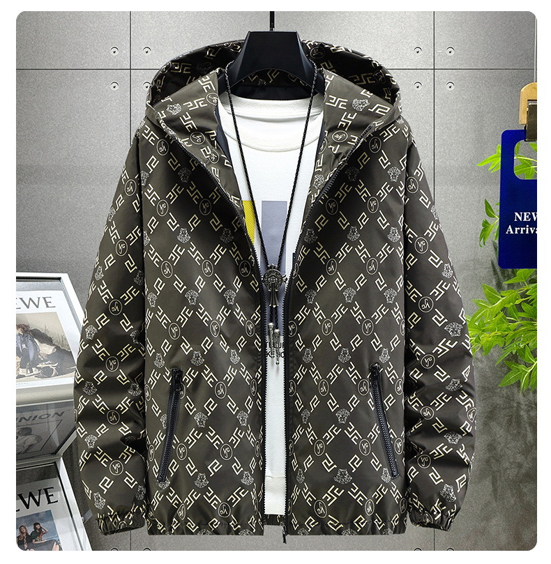 New Korean version trendy men's hooded ins spring and autumn student handsome trend versatile top jacket_voghion.com