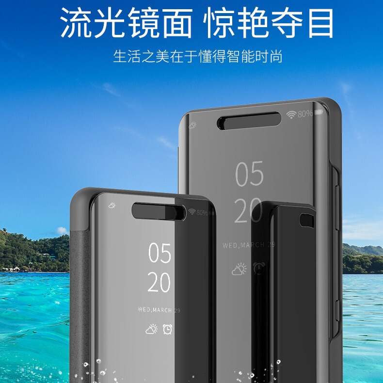 New Model Suitable for iPhone 17 Mobile Phone Case Creative Electroplated Mirror Leather Case Apple 7Plus Flip-Top Protective Case