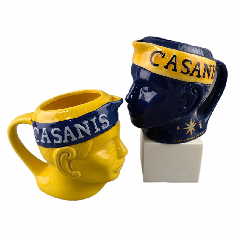 Forma de personaje David cabeza taza Venus estatua cerveza cristal romano rey estatua cerámica taza de agua