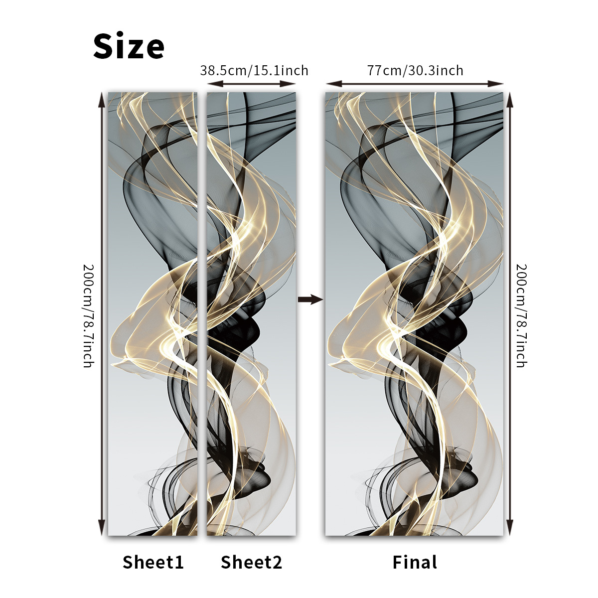 Pegatinas para puertas 3D respetuosas con el medio ambiente, autoadhesivos, fabricantes de origen al por mayor, patrones populares transfronterizos de alta definición, adhesivos para puertas impermeables, a prueba de aceite y antiincrustantes