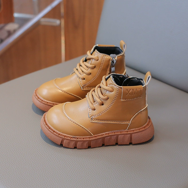 Мартенсы, детские демисезонные модные low boots английского стиля для мальчиков, британский стиль