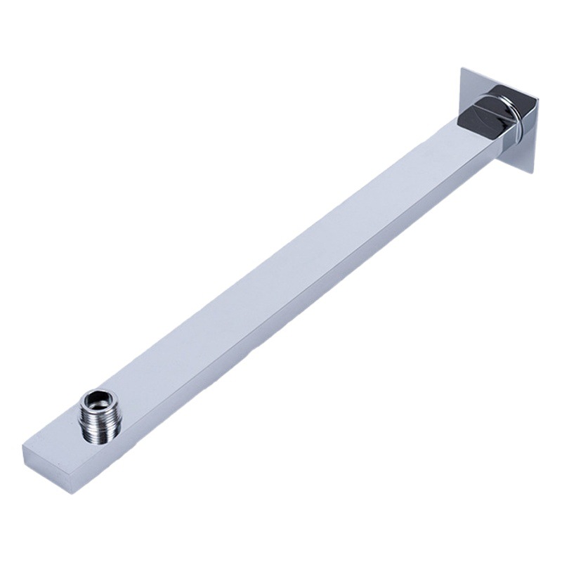 Cruz-Frontera al por mayor Brazo de ducha cuadrado de acero inoxidable abierto-montado oculto ducha pared ducha tubo de entrada