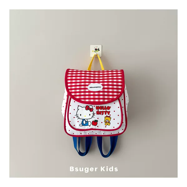 Ins-style mommy bag, cute cat children's backpack, cute cartoon baby school bag, girls' kindergarten backpack