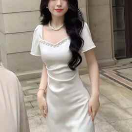 新中式中国风气质连衣裙女裙子2026夏季新款收腰显瘦夏天轻奢礼服