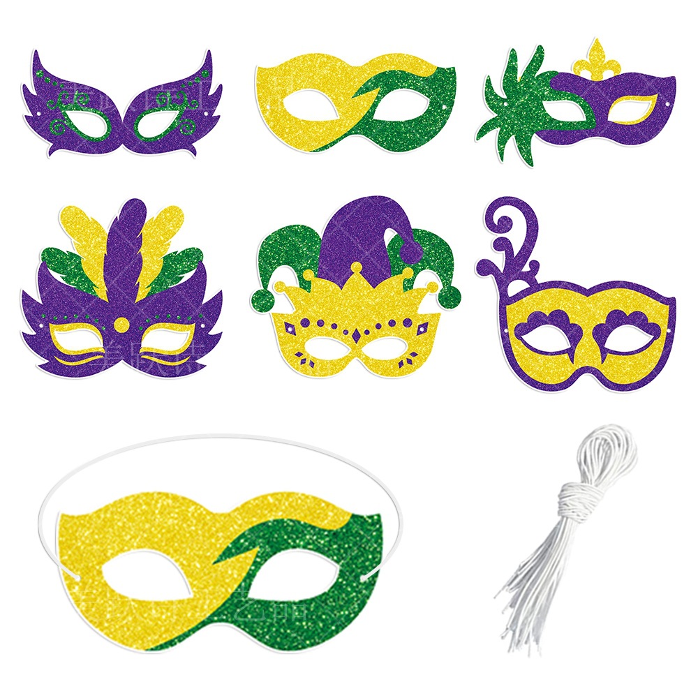 Carnaval transfronterizo máscara decorativa carnaval máscara de bola máscara de ojos decorativos mascarada foto props