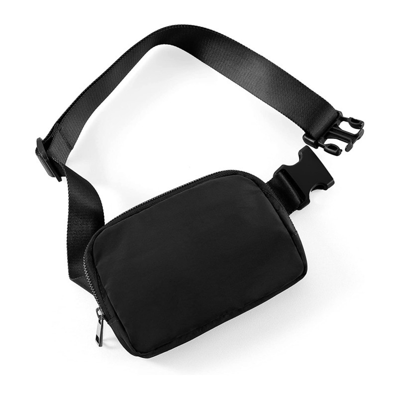 109g Weight Bag Strap Bag Accessories Type Zipper Closure Type Sling Strap Strap Type Fanny Pack Bags Type Daily, Sports Occasion Polyester Material Women's Backpack Backpack Solid Color Pattern All Seasons Season Unisex Gender Basic Style Square Shape Unisex Basic Solid Color Polyester Waist Bags
