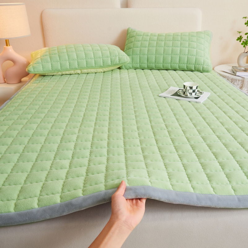 90x190cm colchón de velchilla de leche dormitorio para estudiantes una sola estera caliente gruesa colchón colchón colchón set de tres piezas