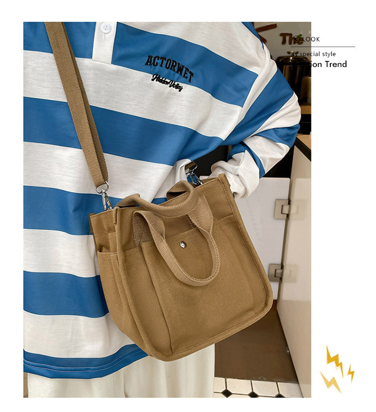 ins Japanese and Korean lazy sail bag, large-capacity hand-held shoulder crossbody bag, female college students' class handbag trend undefined