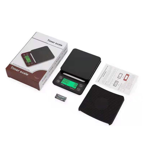 Italian hand-drip coffee scale 0.1G multifunctional timing coffee scale kitchen scale bar scale gram scale foreign trade Amazon 