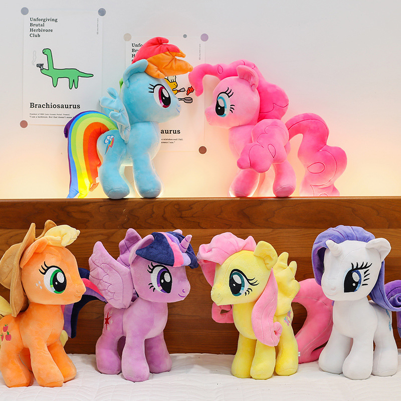 Cross-Border Same-Style Cute Pony Plush Toy Unicorn Stuffed Doll Birthday Gift Doll Manufacturer Cross-Border Same-Style Cute Pony Plush Toy Unicorn Stuffed Doll Birthday Gift Doll Manufacturer