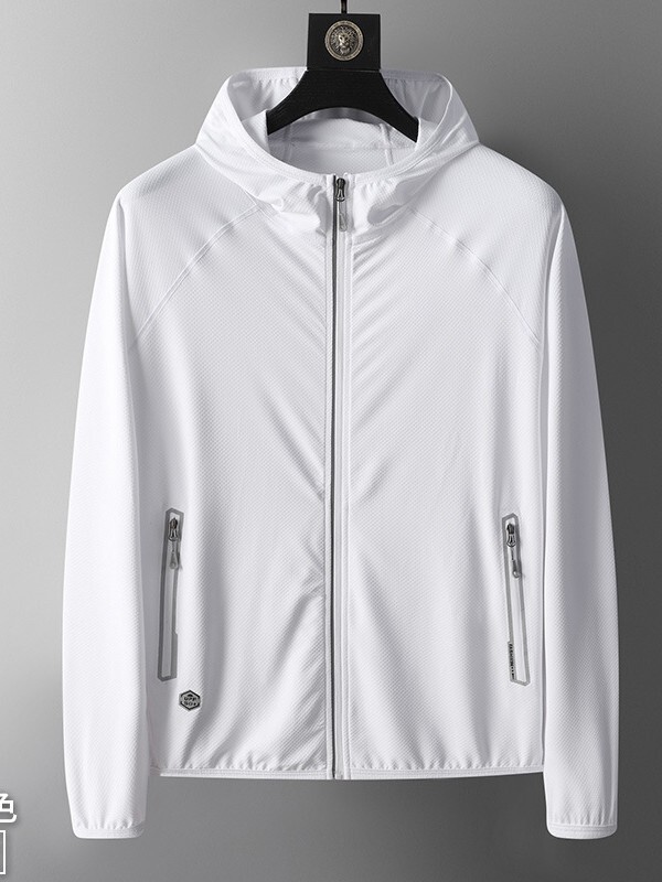 男性とカップルのための工場直販日焼け止め服夏薄い通気性抗 UV アイスシルク釣り日焼け止め服超薄型アウター|undefined