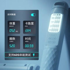 2022 New Electronic Skipping Rope One-Click 60S Physical Test Cordless Counting Skipping Rope Adult Fitness Sports Wholesale