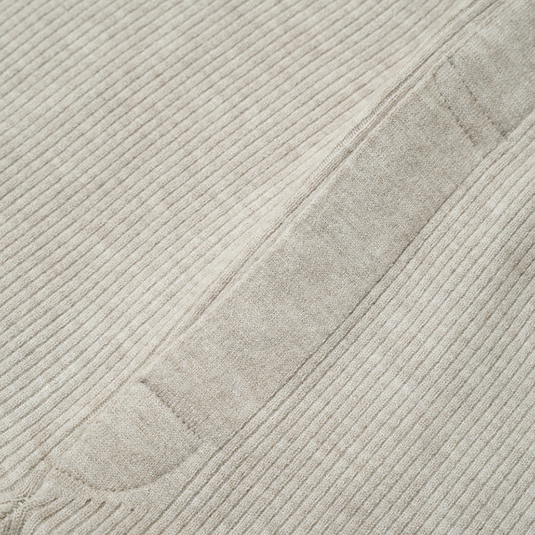 Quần len cashmere nam lưng cao dày ấm — Màu xám đậm của nam giới chi tiết 14