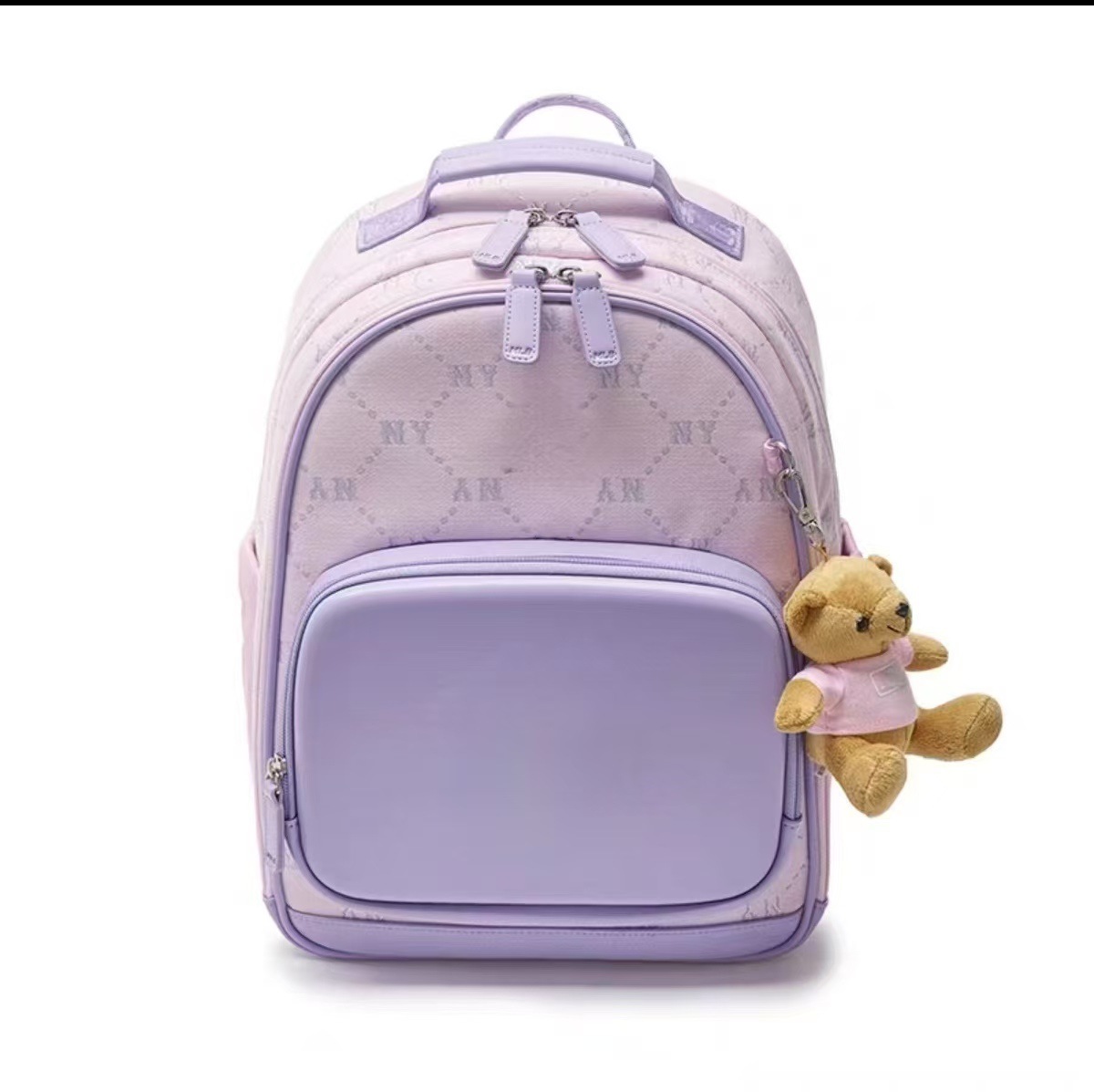 남학생과 여학생을위한 25 개의 새로운 어린이 배낭 보호 및 하중 감소 SCHOOLBAG 가벼운 럭셔리 유행 편안한 복고풍 다이아몬드 오래된 꽃