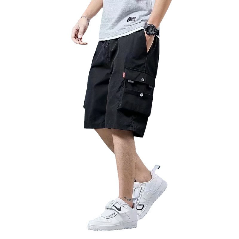 Summer Japanese thin shorts for leisure, beach sports trousers, oversize