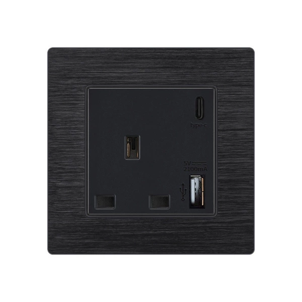 [13A英式带USB+type-c]