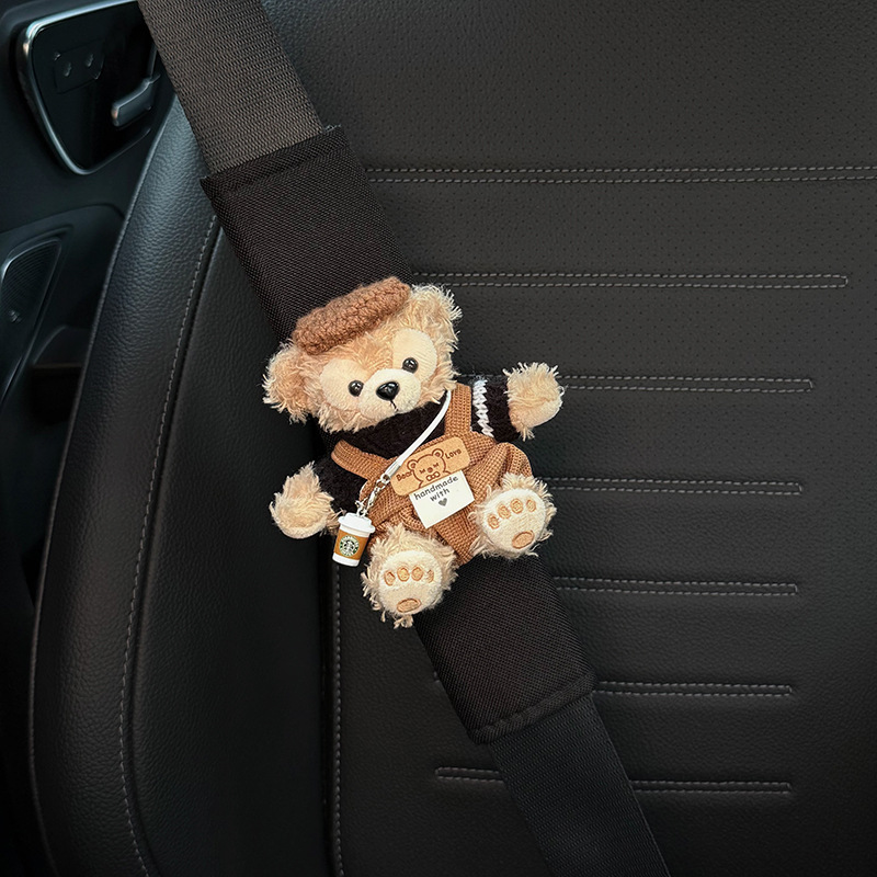 Shirley Mei Duffy Car Seat Belt Shoulder Cover Car Seat Belt Decoration Anti-Wear Clothes Couple Pair of Women
