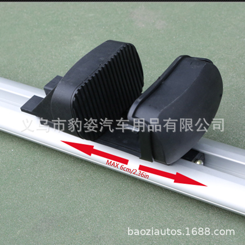 Cross-Border Drop Shipping Car Roof Rack Crossbar Car Luggage Rack Travel Rack Load-Bearing Rod Aluminum Alloy Crossbar with Lock