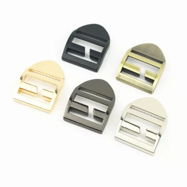 Luggage and Handbag Hardware Accessories, Clothing Accessories, 1inch Curved Backpack Buckles, Bow-Shaped Trapezoidal Adjustable Four-Position Buckle