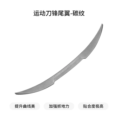Aion S Plus Rear Wing Fixed wind wing - carbon-fiber-pattern