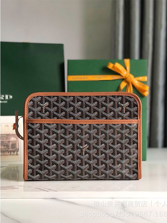 Goyard Uniseks Monogram Çap Çanta və Makiyaj Saxlama Üçün