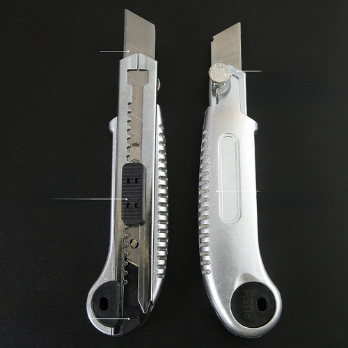 Five-in-a-Row Decorative Knife 18mm Wallpaper Cutting Knife Durable Knife Portable Paper Cutting Knife Unboxing Small Knife