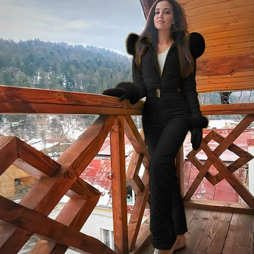 Европейская и американская трансграничная зимняя мода на открытом воздухе