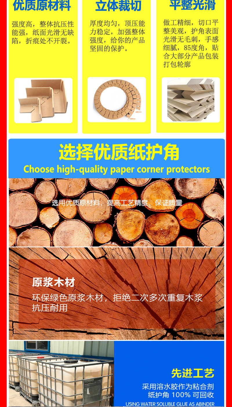 耐尔斯l型纸护角条详情页