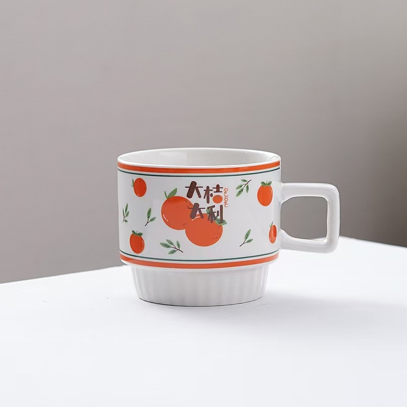 Taza de regalo de bodas de alto valor de cerámica de nicho de dama de honor de alto nivel regalos prácticos