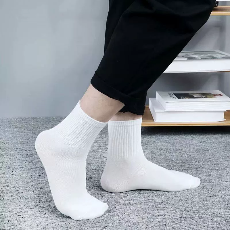 Демисезонные носки, combed cotton, средняя длина