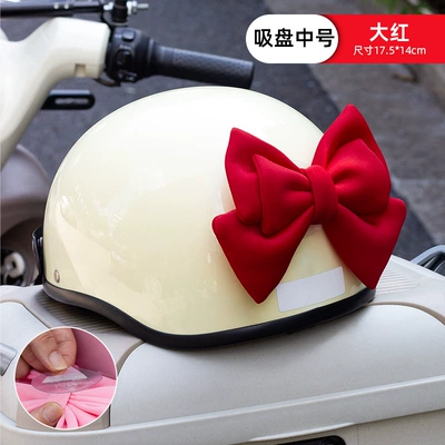 Motosiklet ləvazimatları və aksesuarları, women wholesale - red-bow-medium-size-17514cm