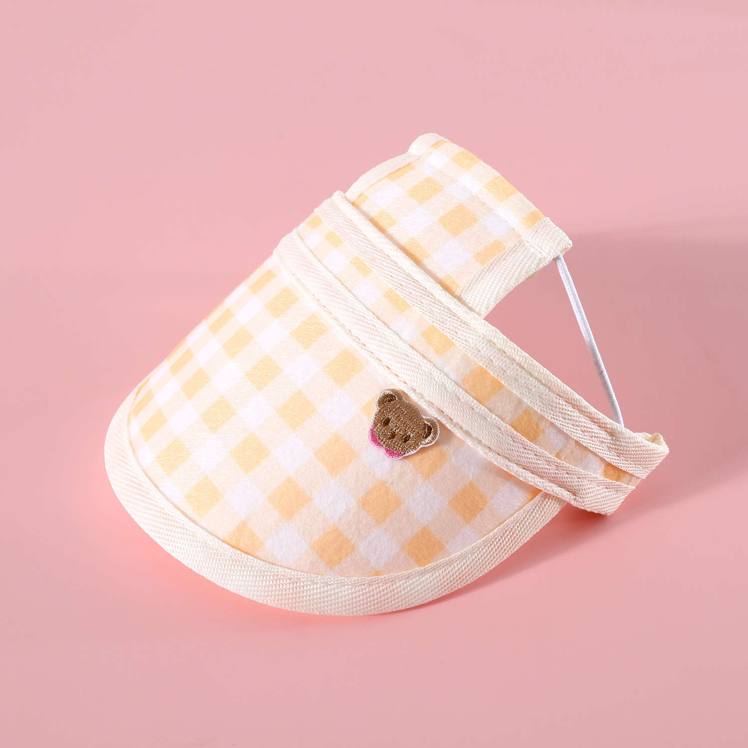 Mascota perro salida sombrero para el sol Shiba Inu Corgi Bulldog fieltro Plaid Oso conejo Corea del Sur béisbol sombrero para el sol