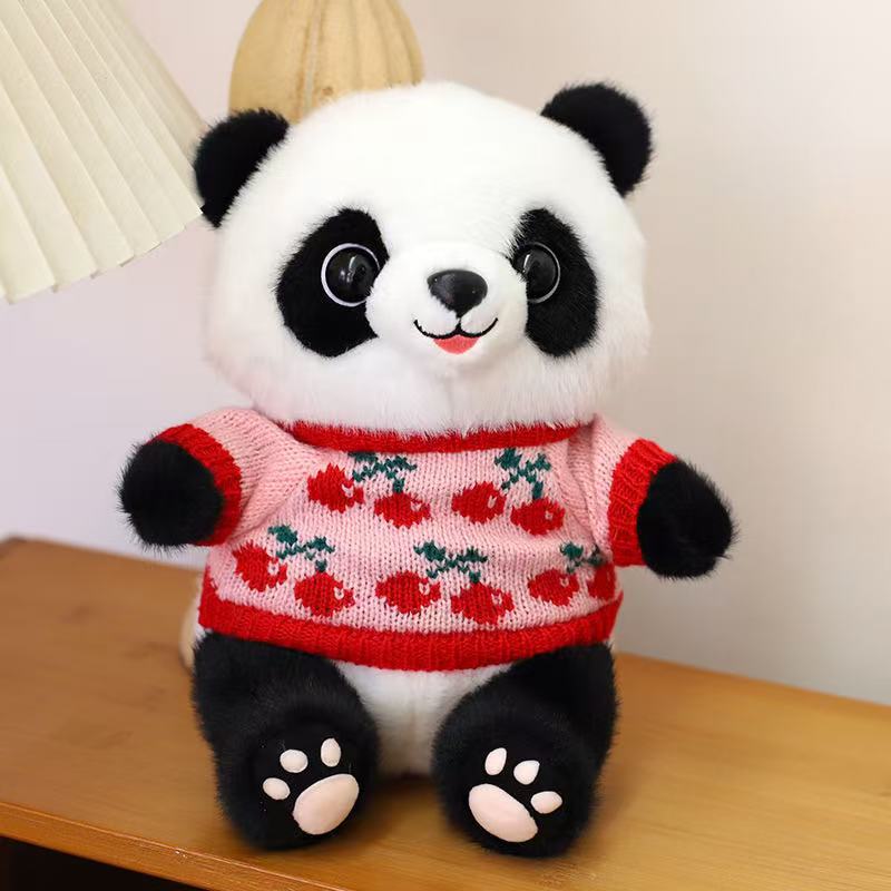 Cherry Sweater Panda