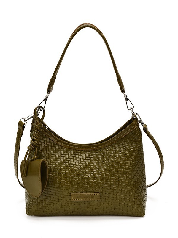 Nicho de diseño de hombro brazalete para mujeres 2026 verano nueva moda trenzada mochila de viaje ocio bolsa de mano