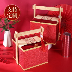 新型中国式結婚喜糖箱のお土産セットは高級ギフトボックスを持っています。