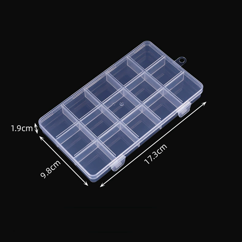 Plastic storage box, storage system, beads, accessory, 24 cells, 28 cells, DIY