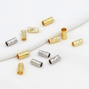 �߱�ɫ�~�18K�������������Ť�yֱ�ܸ���ɢ��diy����Ʒ���