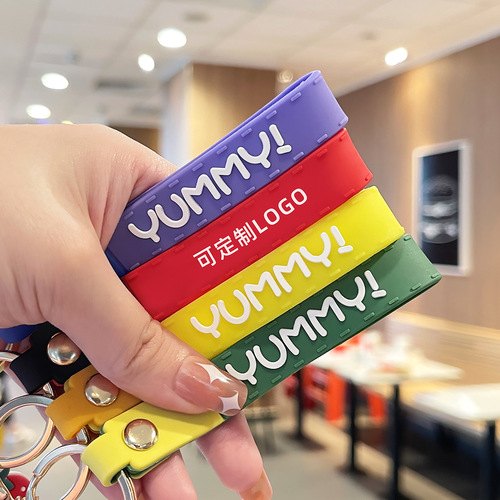 Creative cartoon fruit animal keychain cute car key holder book bag small ornament key chain wholesale